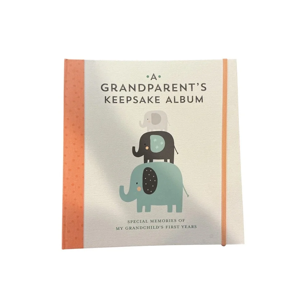 Union Square & Co A‎ Grandparents Keepsake Album Baby Memory Book Elephant Book